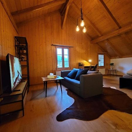 Forest View Apartment In Leissigen By Interlaken With No Kitchen Bagian luar foto