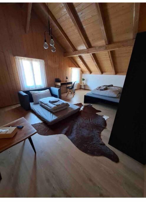 Forest View Apartment In Leissigen By Interlaken With No Kitchen Bagian luar foto