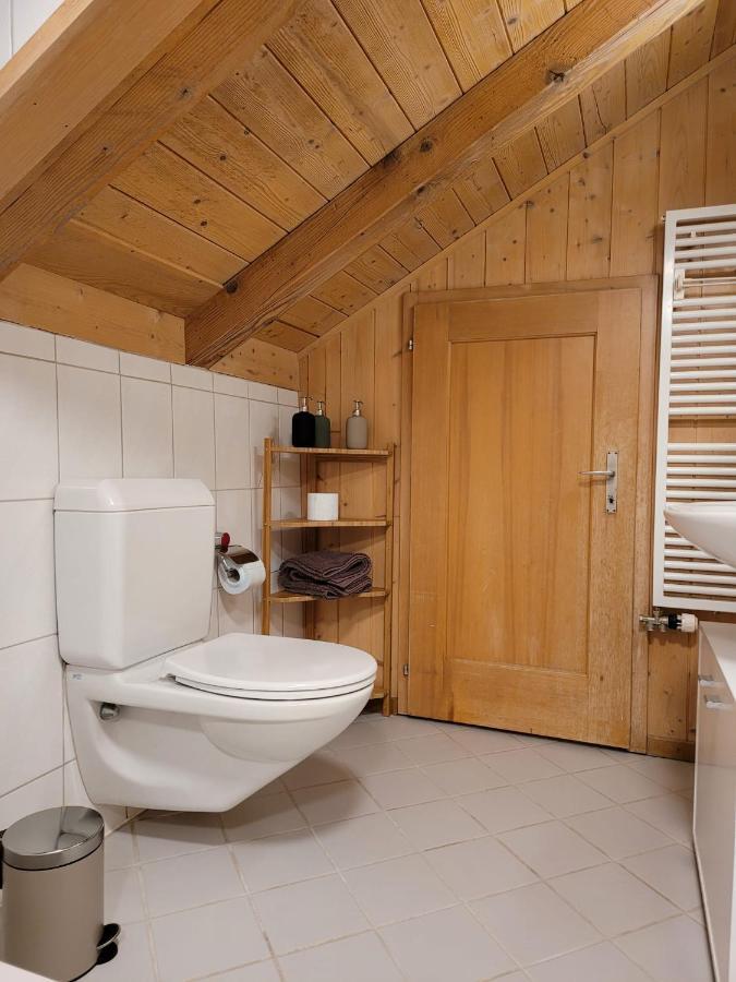 Forest View Apartment In Leissigen By Interlaken With No Kitchen Bagian luar foto