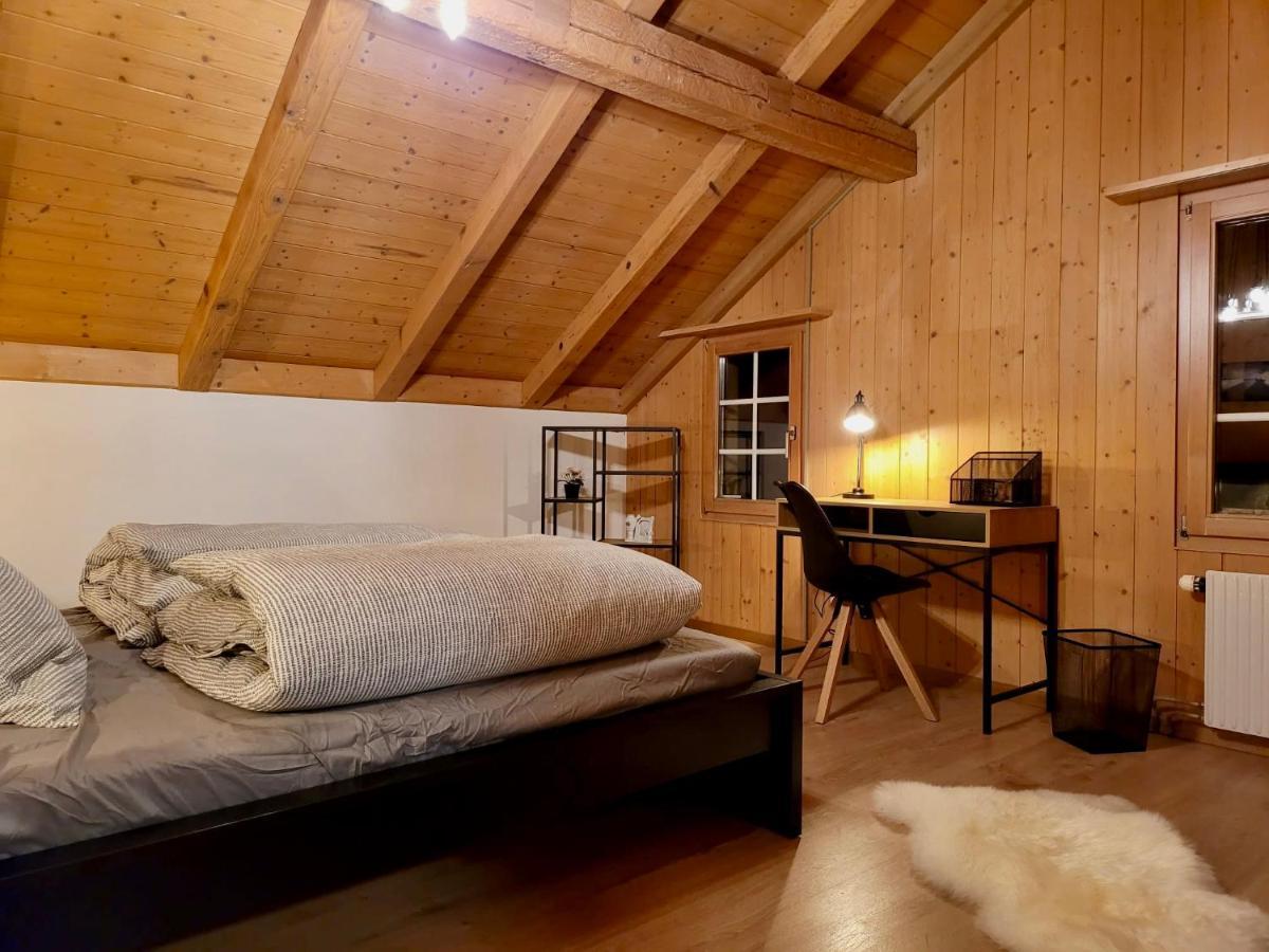 Forest View Apartment In Leissigen By Interlaken With No Kitchen Bagian luar foto