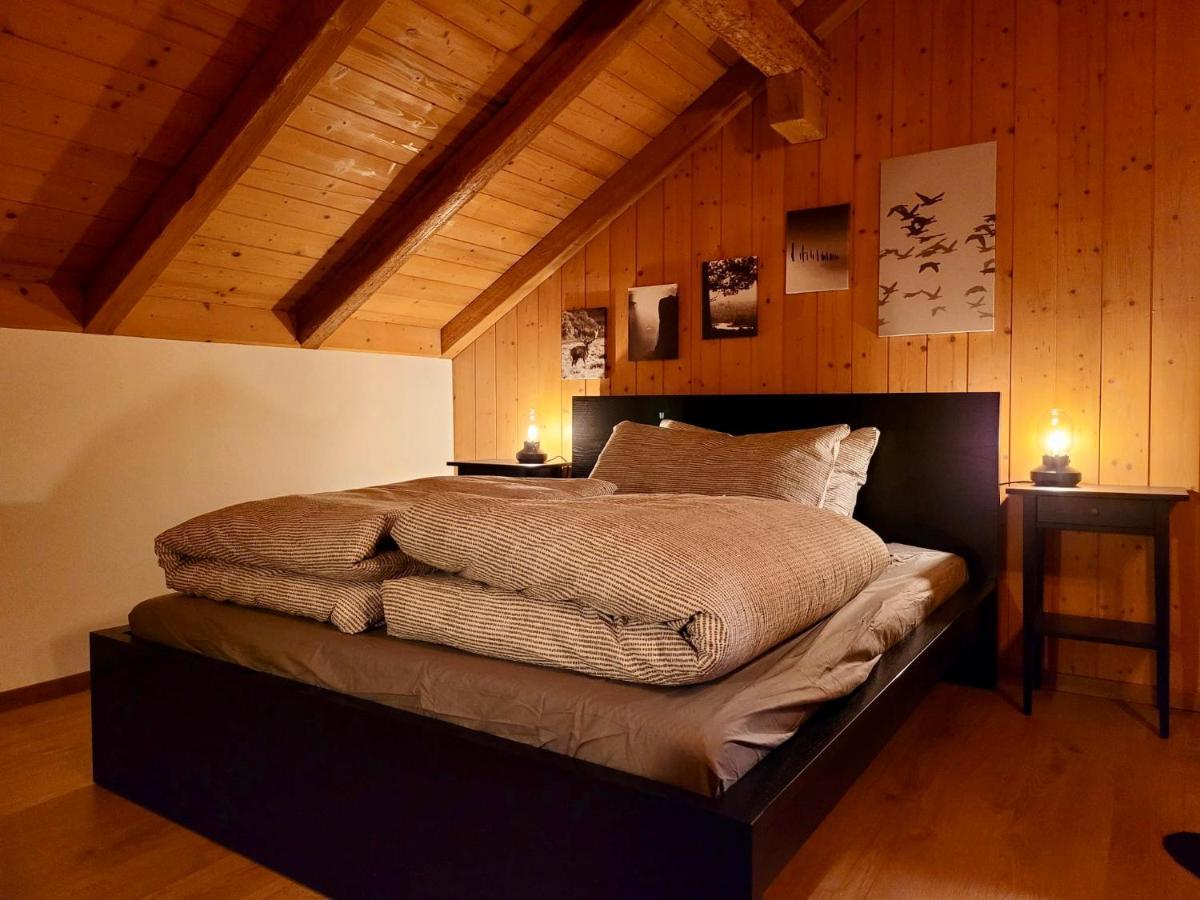 Forest View Apartment In Leissigen By Interlaken With No Kitchen Bagian luar foto
